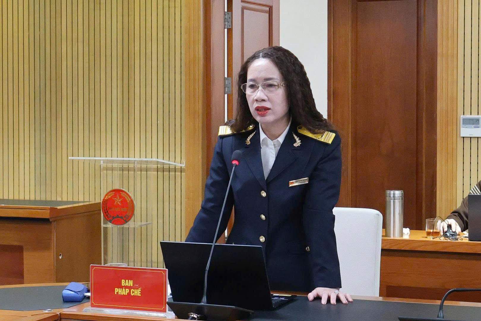 Bà Nguyễn Thị Lan Anh, Trưởng ban Pháp chế-Cục Thuế - Ảnh: VGP